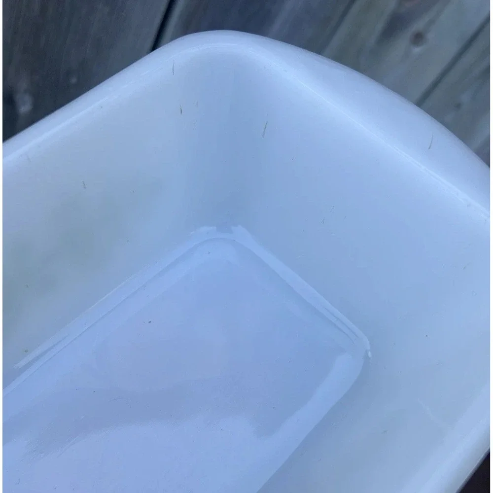 Glasbake vintage milk